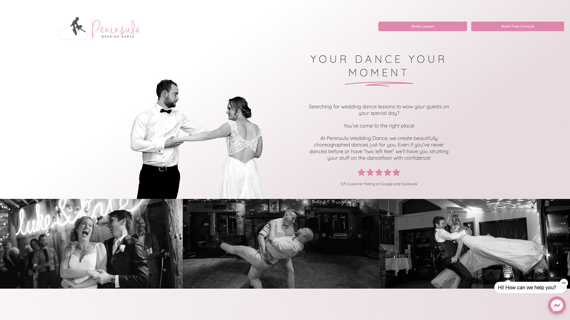 Peninsula Wedding Dance Website By The Commute
